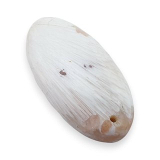 Skolecyt różowy kaboszon z dziurką 32x17 mm nr 21