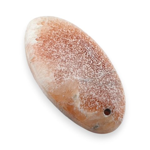 Skolecyt różowy kaboszon z dziurką 35x18 mm nr 9
