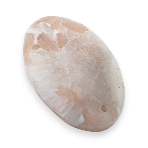 Skolecyt różowy kaboszon z dziurką 36x23 mm nr 14
