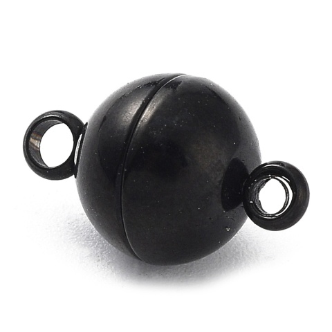 Zapięcie magnetyczne stal szlachetna 8x13,5 mm 1 szt kolor czarny powłoka IP