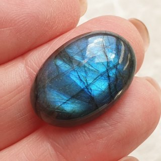 Labradoryt kaboszon 23x16 mm nr C182