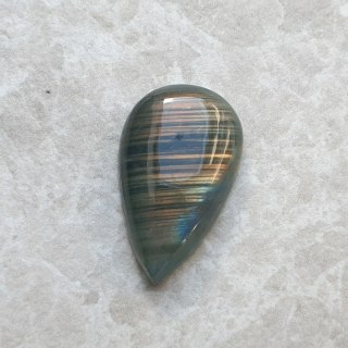 Labradoryt kaboszon 25x15 mm nr C199
