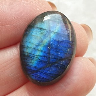 Labradoryt kaboszon 26x19 mm nr C200