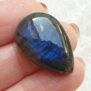 Labradoryt kaboszon 27x19 mm nr C223