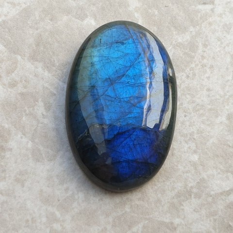 Labradoryt kaboszon 34x22 mm nr B979