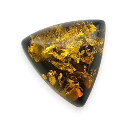 Bursztyn bałtycki kaboszon 11x11 mm nr A548
