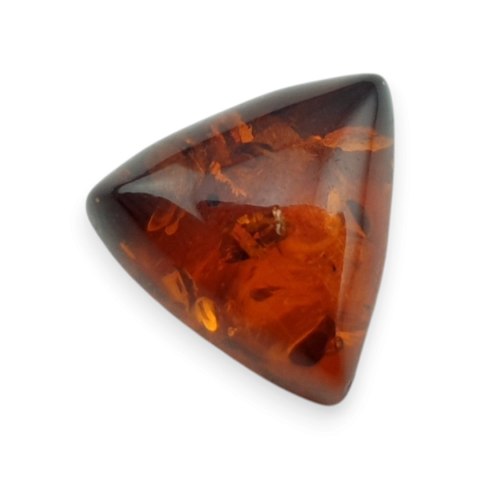 Bursztyn bałtycki kaboszon 11x11 mm nr A587