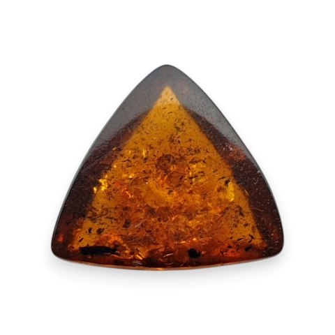 Bursztyn bałtycki kaboszon 11x11 mm nr A625