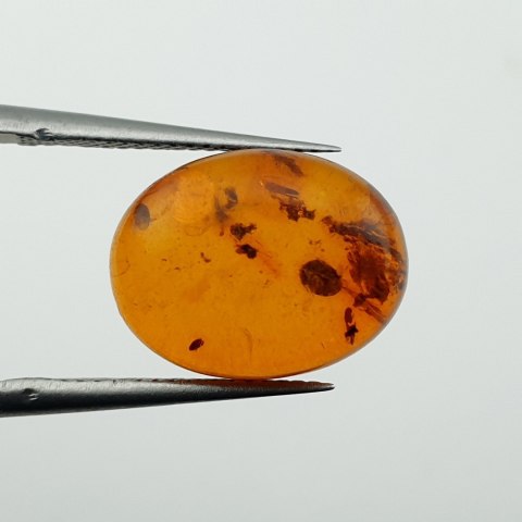 Bursztyn bałtycki kaboszon 13x10 mm nr A677