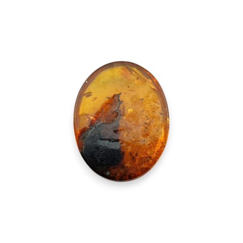 Bursztyn bałtycki kaboszon 16x13 mm nr A666