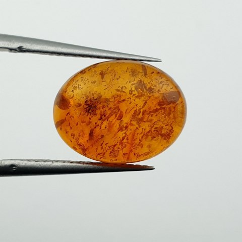 Bursztyn bałtycki kaboszon 13x10 mm nr A955