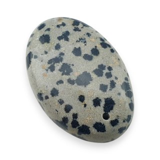 Jaspis dalmatyński kaboszon z dziurką 29x19 mm nr 24