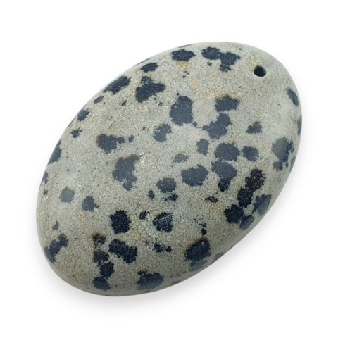 Jaspis dalmatyński kaboszon z dziurką 31x21 mm nr 10