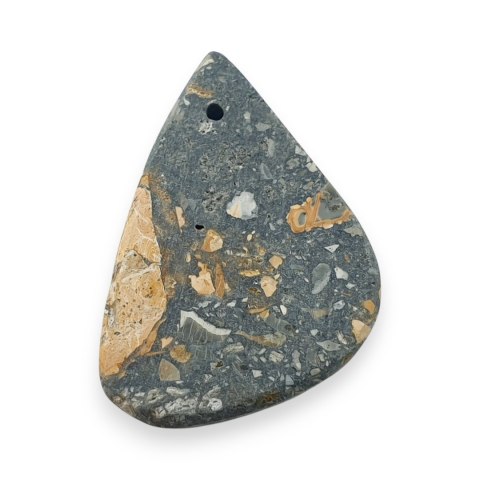 Jaspis maligano kaboszon z dziurką 25x17 mm nr 32