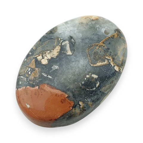 Jaspis maligano kaboszon z dziurką 30x20 mm nr 2