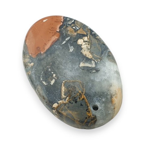 Jaspis maligano kaboszon z dziurką 30x20 mm nr 2