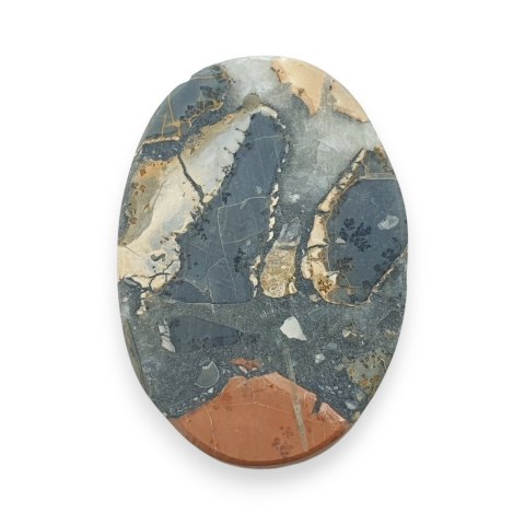 Jaspis maligano kaboszon z dziurką 30x20 mm nr 2