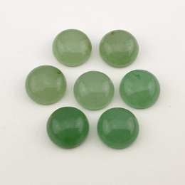 Awenturyn zielony kaboszon ~10 mm 1 szt.