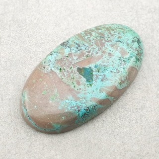 Chryzokola kaboszon 34x19 mm nr 123