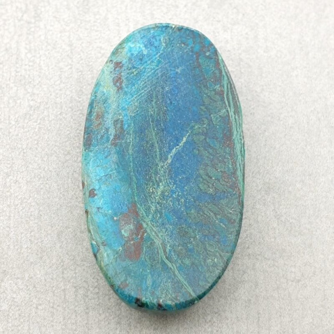 Chryzokola z azurytem kaboszon 39x21 mm nr 171