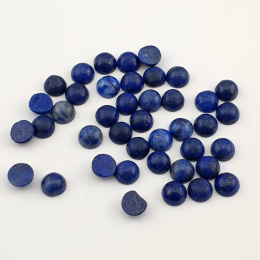 Lapis lazuli kaboszon fi 6 mm 1 szt