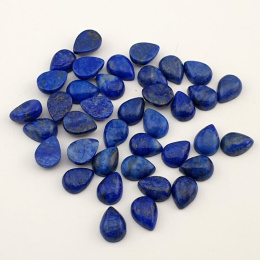 Lapis lazuli kaboszon łezka 8x6 mm 1 szt