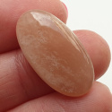 Kamień księżycowy brzoskwiniowy kaboszon 26x14 mm nr 46