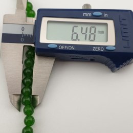Jadeit zielony kula 6 mm sznur
