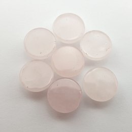 Kwarc różowy kaboszon fi 10 mm 1 szt