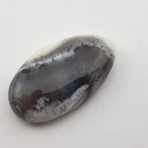 Agat dendrytowy kaboszon 25x14 mm nr 44