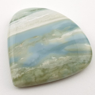 Saturn chalcedon kaboszon 35x37 mm nr 33