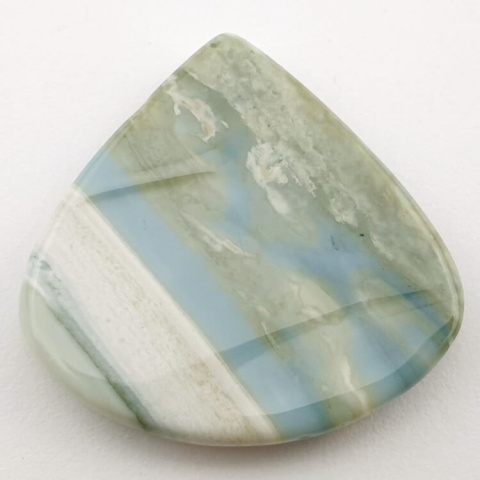 Saturn chalcedon kaboszon 35x37 mm nr 33