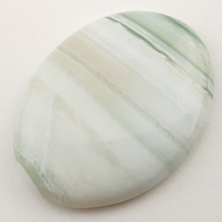 Saturn chalcedon kaboszon 41x30 mm nr 31