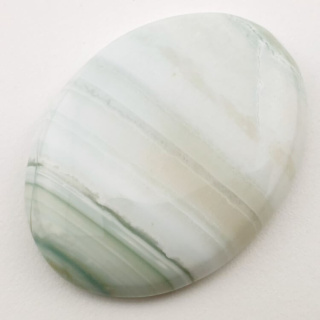 Saturn chalcedon kaboszon 41x30 mm nr 31