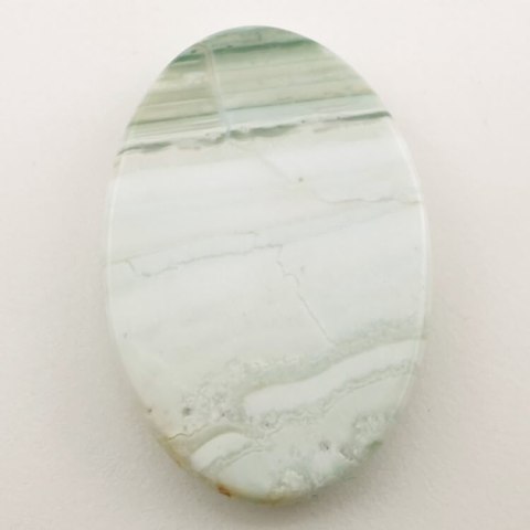 Saturn chalcedon kaboszon 42x28 mm nr 25