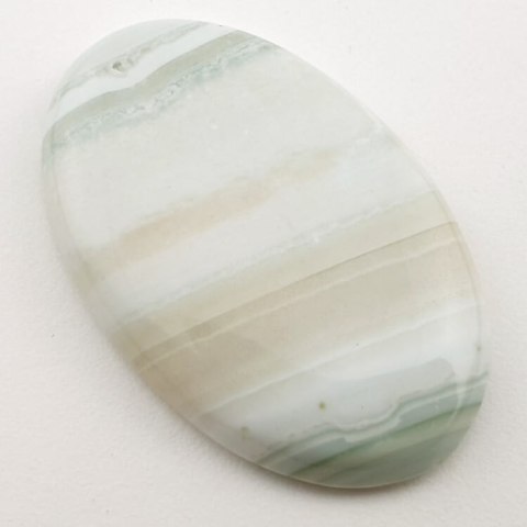 Saturn chalcedon kaboszon 43x28 mm nr 26