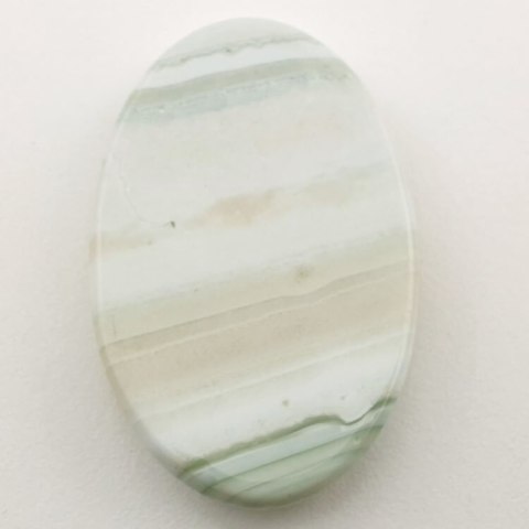 Saturn chalcedon kaboszon 43x28 mm nr 26