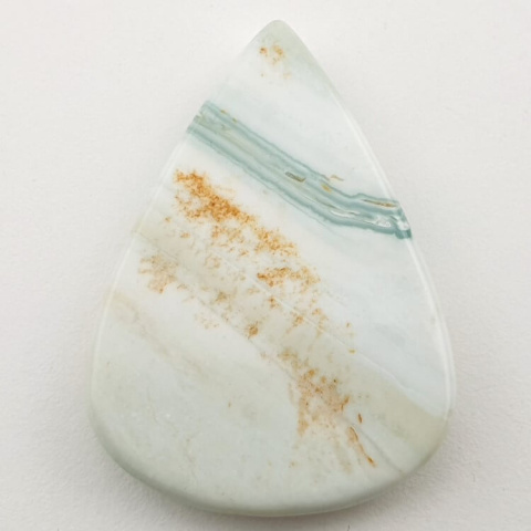 Saturn chalcedon kaboszon 45x33 mm nr 29