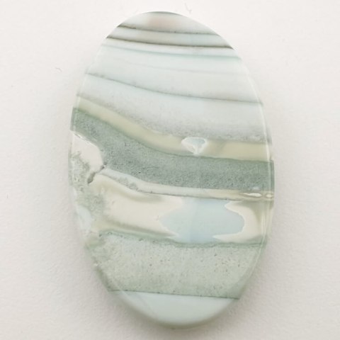 Saturn chalcedon kaboszon 46x29 mm nr 34