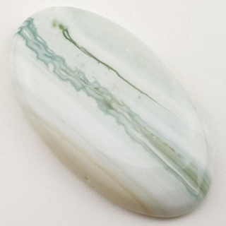 Saturn chalcedon kaboszon 49x28 mm nr 19