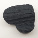 Czarny turmalin kaboszon surowy 30x27 mm nr 257