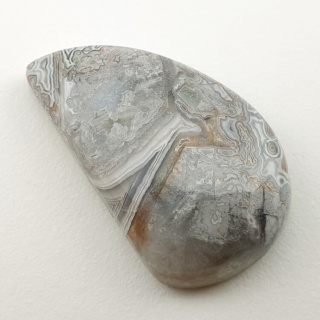 Agat koronkowy kaboszon 27x16 mm nr 162