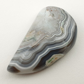 Agat koronkowy kaboszon 29x16 mm nr 158