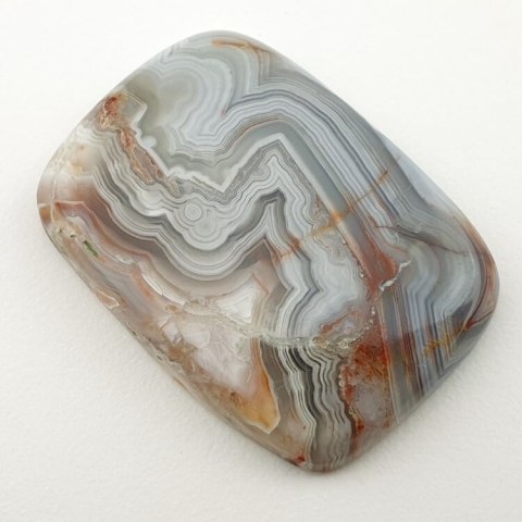 Agat koronkowy kaboszon 33x24 mm nr 137