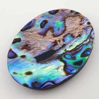 Paua abalone kaboszon 35x26 mm nr 94