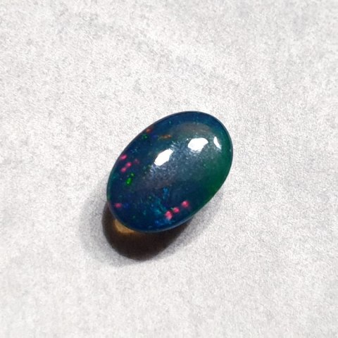 Czarny Opal Etiopski 11x7 mm nr 316