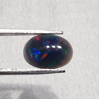 Czarny Opal Etiopski 11x8 mm nr 296