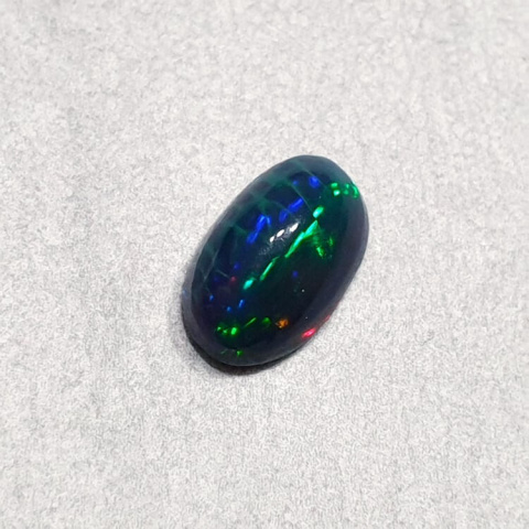 Czarny Opal Etiopski 12x8 mm nr 287