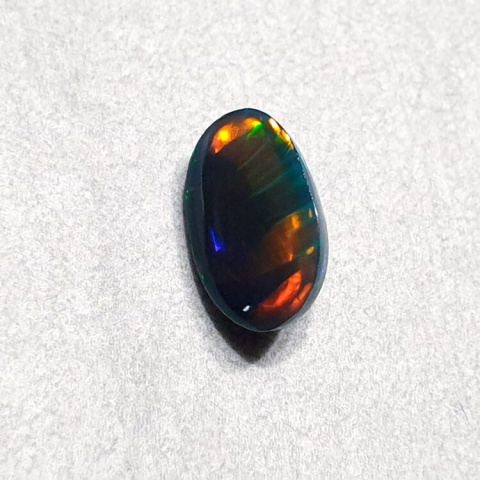 Czarny Opal Etiopski 12x8 mm nr 287