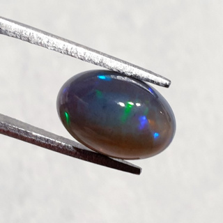 Czarny Opal Etiopski 12x8 mm nr 318